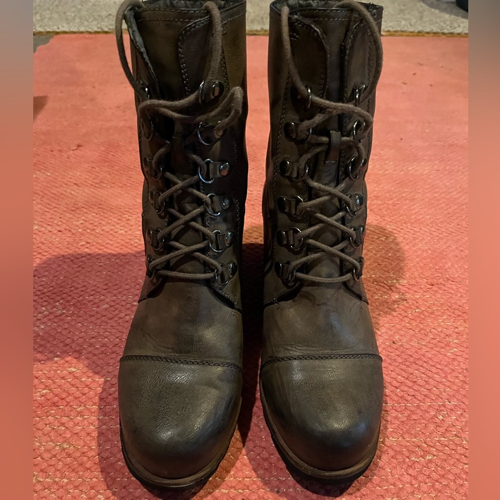 Merona Marisol wedge boots - 2 pairs